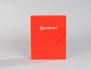 Caixa de presente magnética de dobramento vermelha do fechamento do retângulo das caixas de presente do cartão