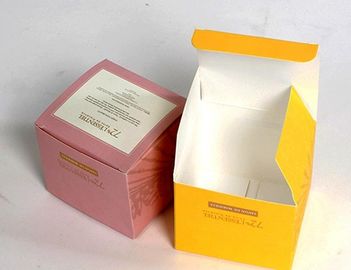 Caixa de empacotamento de papel reciclada marfim para o cosmético da composição
