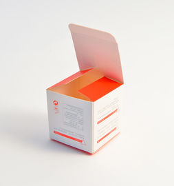 caixa de papel vazia de empacotamento de envolvimento do creme dos cuidados com a pele da caixa do cartão do marfim 300gsm