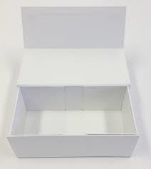 Caixas de presente UV do bloco liso do cartão, caixa de presente de empacotamento rígida