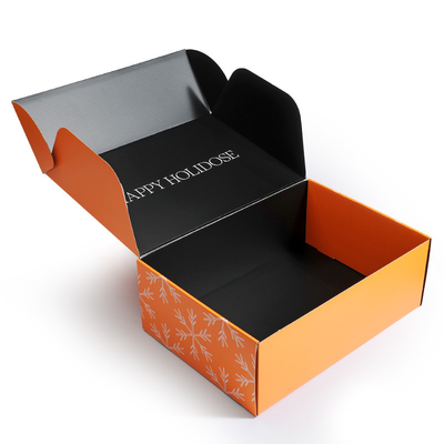 Caixa de transporte de empacotamento impressa floral do encarregado do envio da correspondência do cartão do OEM Tuck End Corrugated Paper Box