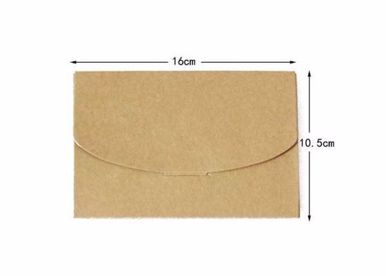 Envelopes dobráveis do cartão chave de Matt Lamination 400gsm 0.1mm